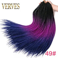 Crochet Ombre Braid Hair Extensions for Women and Girls - 22 Roots/Pack